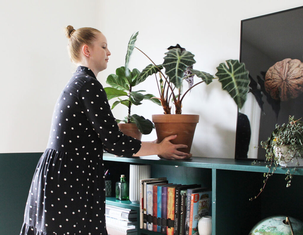 Rikke er glad for planter